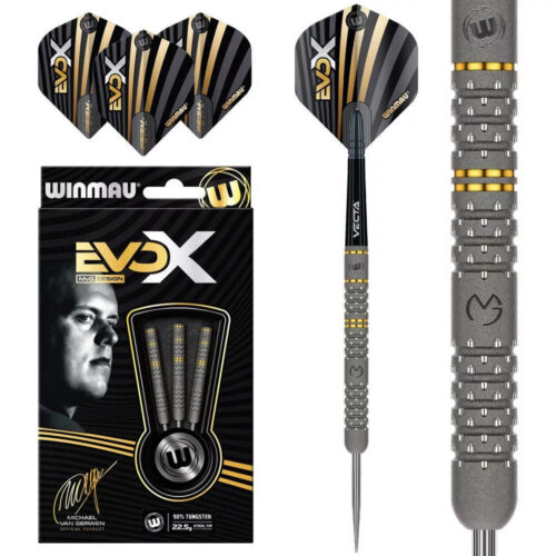 Darts szett steel Winmau MvG Evo-X 22.5g