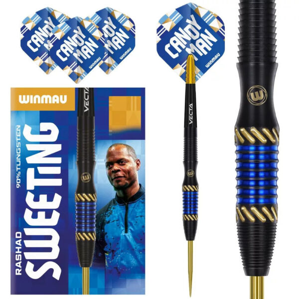 Darts szett steel Winmau Rashad Sweeting 24g
