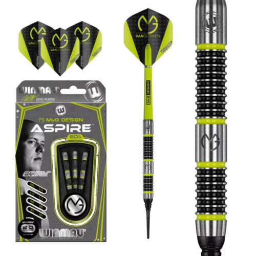 Dart szett Winmau soft MvG Aspire 20g