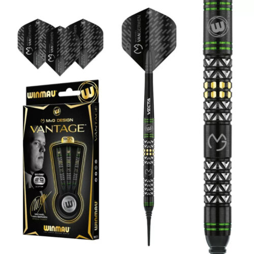 Dart szett Winmau Soft MVG Vantage 20g 90% gravírozással