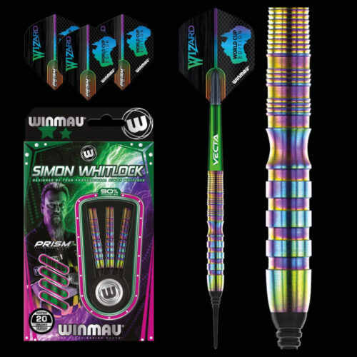 Dart szett soft Winmau Simon Whitlock 90% 20g gravírozással