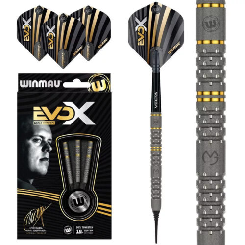 Darts szett soft Winmau MvG Evo-X 18g