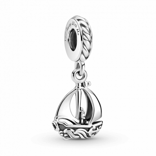 PANDORA Vitorláshajó függő charm