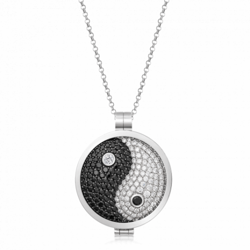 MY iMENSO nyaklánc Ying-Yang 33 mm nyaklánc IM330073+IM330596+IM270036
