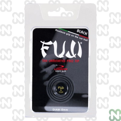 Dákóbőr ragasztható "Fuji" black 13mm