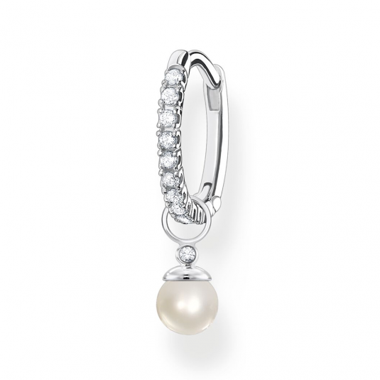 THOMAS SABO fél pár fülbevaló Pearl silver fülbevaló CR702-167-14