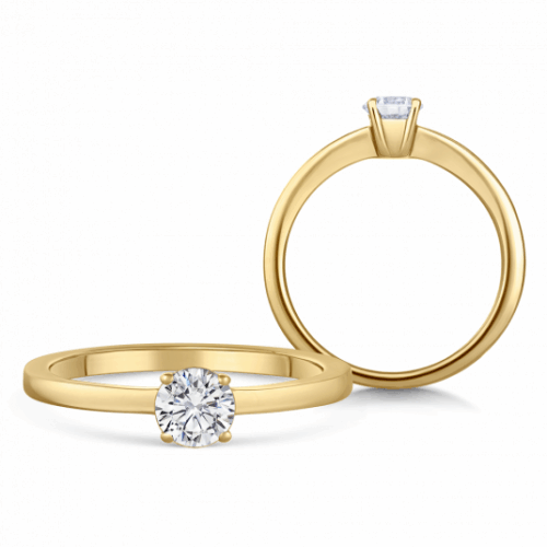 SOFIA DIAMONDS arany eljegyzési gyűrű gyémánttal 0