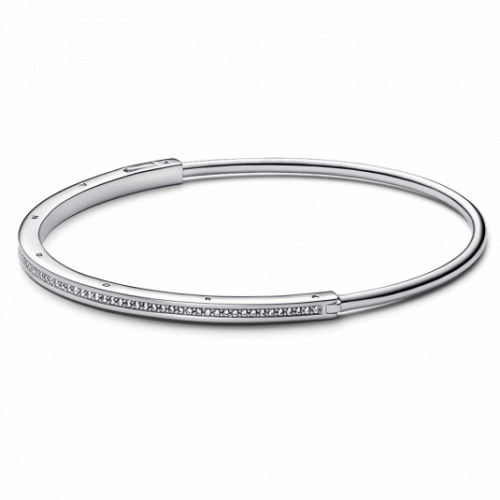 PANDORA fix karkötő Signature ID Pavé karkötő 592313C01