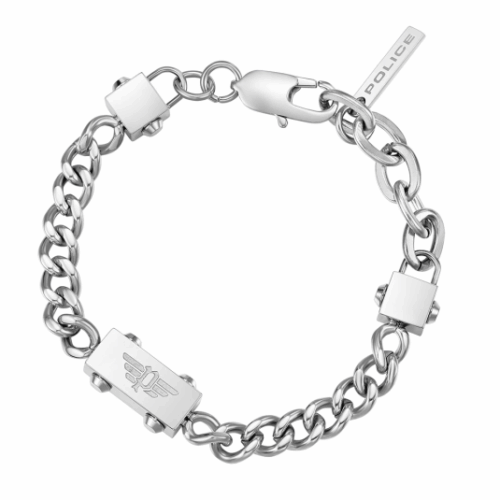 POLICE férfi acél karkötő Chained karkötő POPEAGB0002101