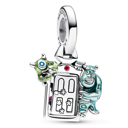 PANDORA Disney Pixar Szörny Rt. ajtó függő charm