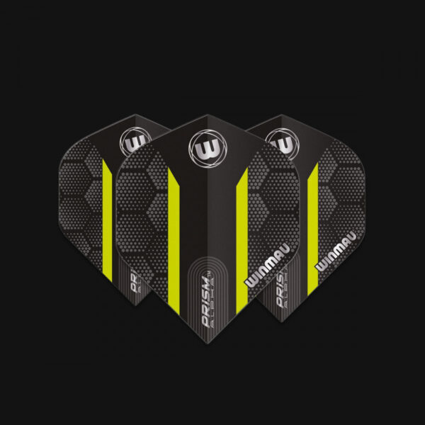 Dart toll Winmau Prism Alpha Black & Green Hexagon