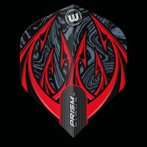Dart toll Winmau Prism Alpha Grey & Red Flight