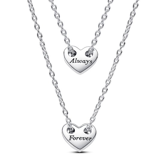 PANDORA Forever & Always nyaklánc nyaklánc 393207C00-45