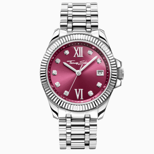 THOMAS SABO Divine Burgundy óra karóra WA0407-201-212