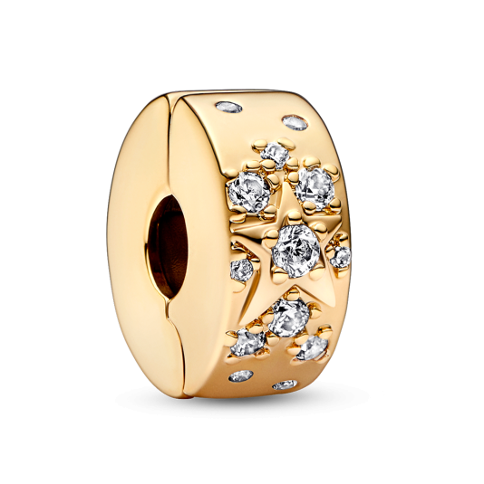PANDORA aranyozott Tejút klip charm