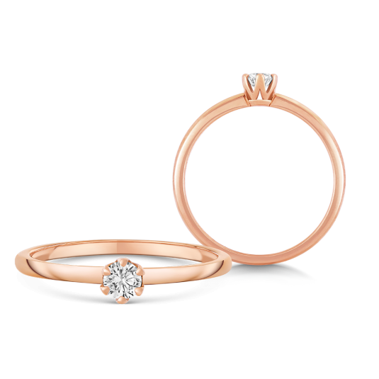 SOFIA DIAMONDS arany eljegyzési gyűrű gyémánttal 0