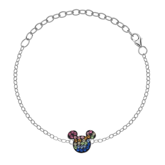 DISNEY ezüst karkötő Mickey karkötő BS00025SRML-55.CS