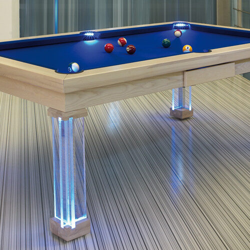POOL ASZTAL MONACO 8′ LED KÉK