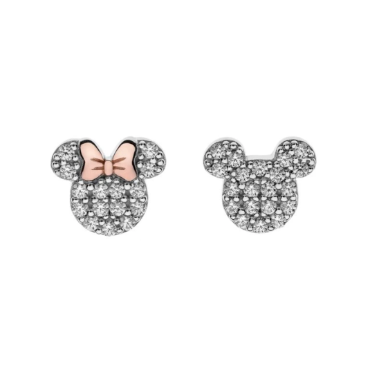 DISNEY ezüst fülbevaló Mickey és Minnie fülbevaló ES00015TZWL.CS