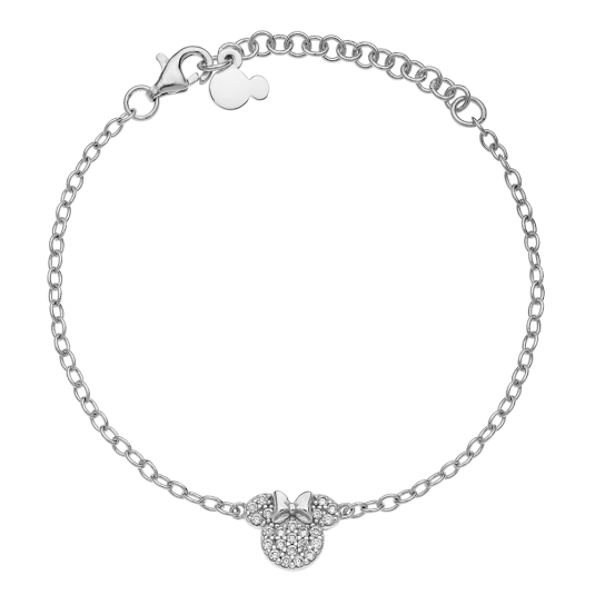 DISNEY ezüst karkötő Minnie karkötő BS00047SZWL-55.CS