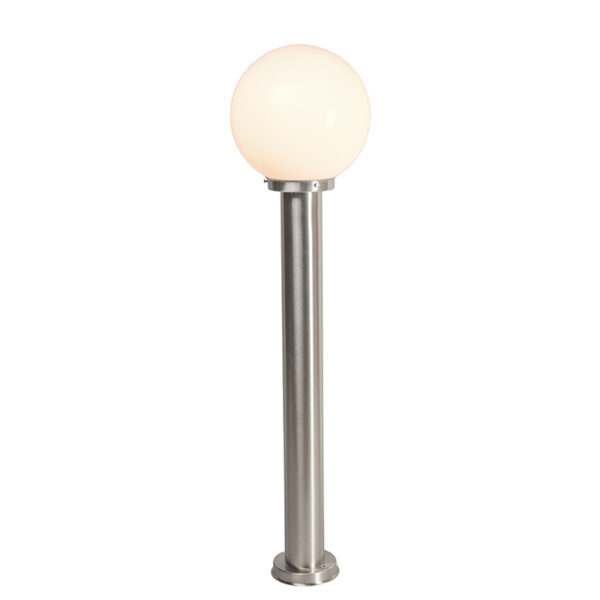 Modern kültéri lámpaoszlop acél rozsdamentes acél 100 cm - Sfera