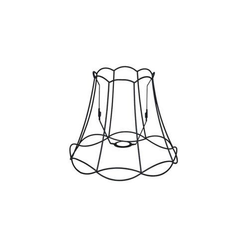 Fém lámpabúra fekete 30/26 - Granny Frame