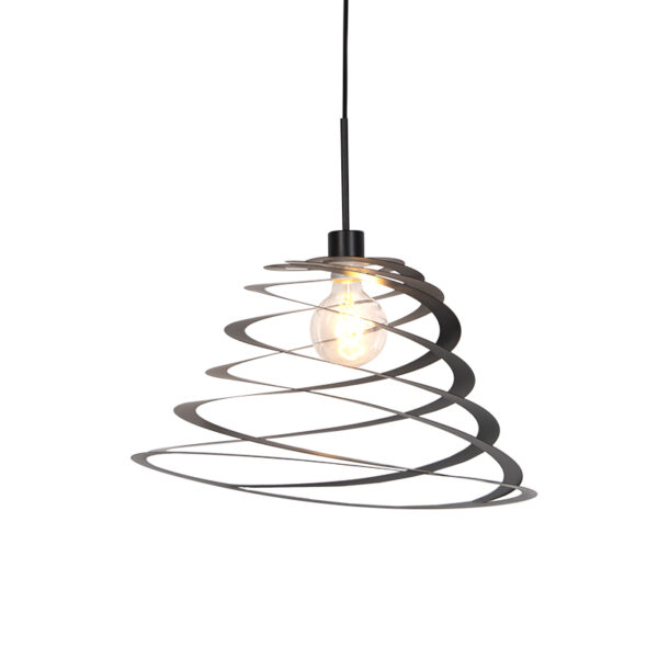 Design lógólámpa spirális árnyékolóval 50 cm - Scroll