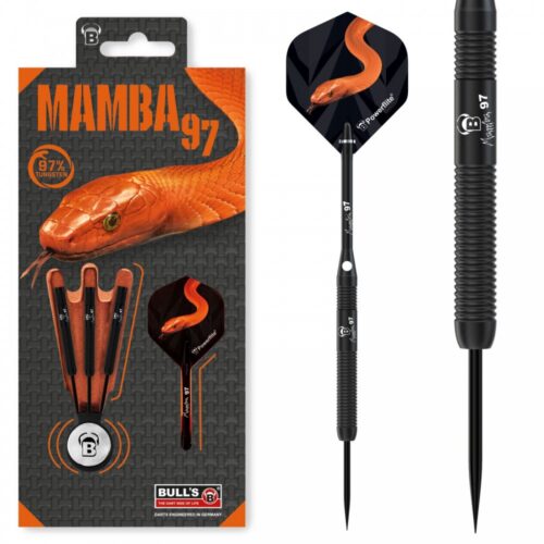 Dart szett BULL'S Mamba 97 M1 Steel 23g 97% gravírozással
