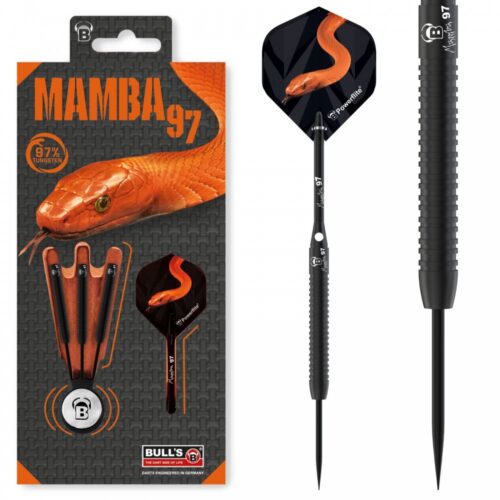 Dart szett BULL'S Mamba 97 M2 Steel 24g 97% gravírozással