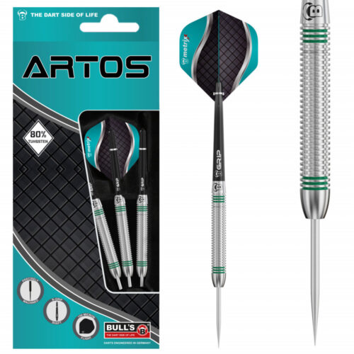dart szett Bull's Artos AR1 steel Mint 24gr 80% gravírozással