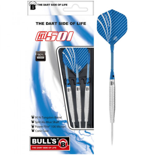 dart szett steel Bull's @501 AT5 26gr 90% gravírozással