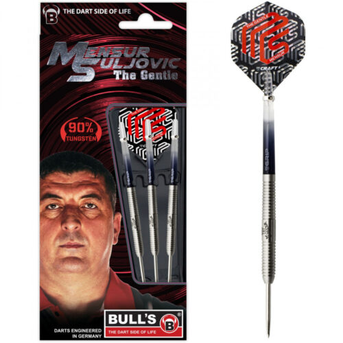 BULL'S Champions Mensur Suljovic 90% Steel Dart 23g gravírozással