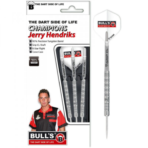dart szett Bull's steel Jerry Hendriks 22gr gravírozással