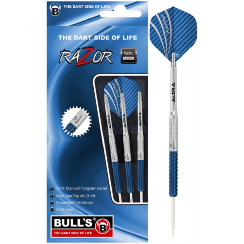 dart szett steel Bull's Razor R2 25gr titanium-dioxide gravírozással