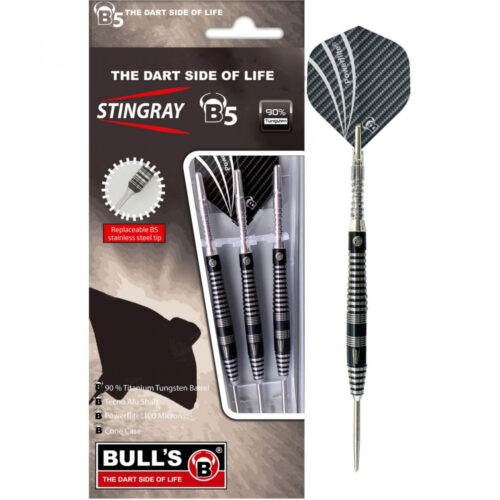 dart szett steel Bull's Stingray B5 ST2 22gr 90% titanium gravírozással