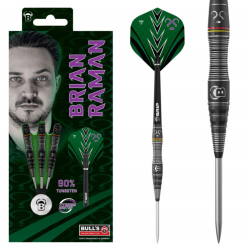 BULL'S Brian Raman Steel Dart 24g gravírozással