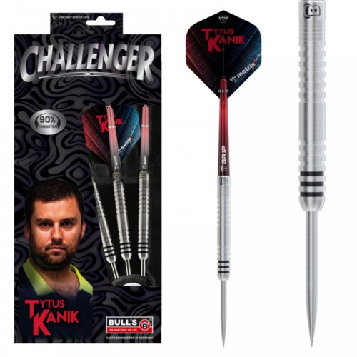 Dart szett BULL'S Challenger Steel T.Kanik 22g 90% gravírozással