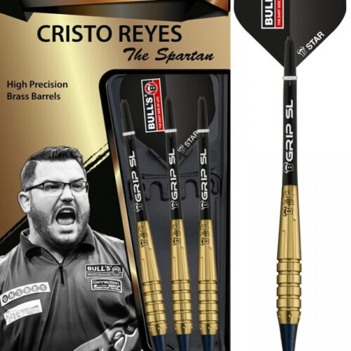 dart szett BULL'S "Cristo Reyes" Original Brass Soft Darts 18gr