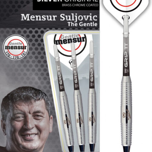 dart szett BULL'S "Mensur Suljovic" Team Player silver Soft Dart 18gr
