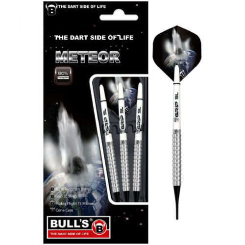 Dart szett Bull's METEOR soft 80% Tungsten 18g gravírozással