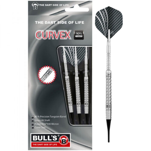 dart szett soft Bull's Curvex C3 18gr 90% gravírozással