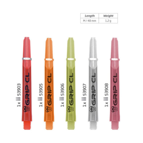 Bull's polikarbonát darts szár B-grip M Orange 2B/A standard menetes
