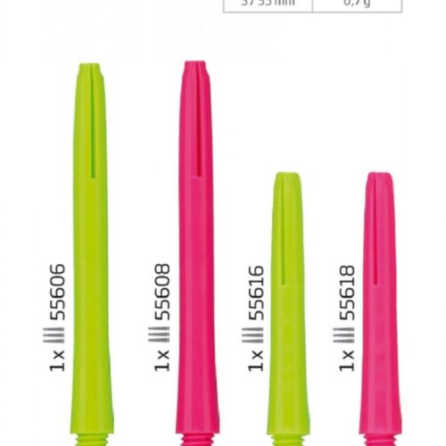 Bull's darts szár Nylon pink rövid
