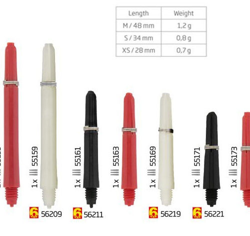 Bull's hosszú fehér nylon szár 6 pack (18db)