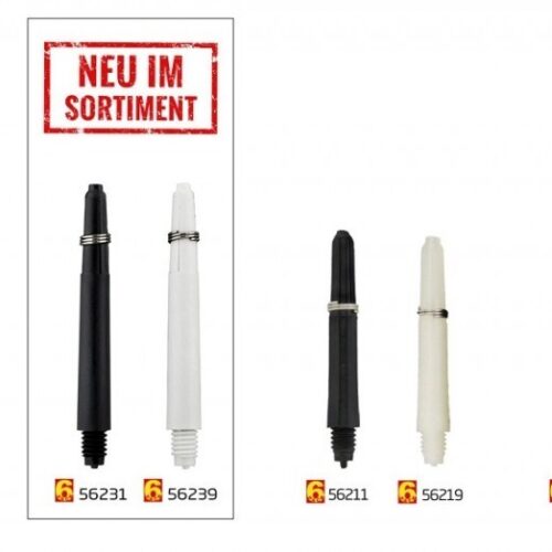 BULL'S extra rövid FEHÉR NYLON SZÁR 6 PACK (18DB)