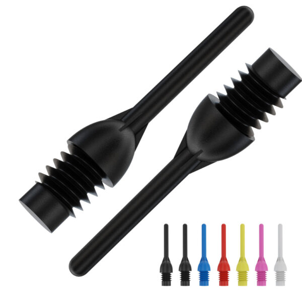 BULL'S Darts hegy Ball Point Fekete 6mm (2BA) standard menetes 100db/csomag