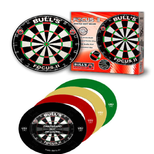 Bull's Focus II. verseny darts tábla + Bull's fekete