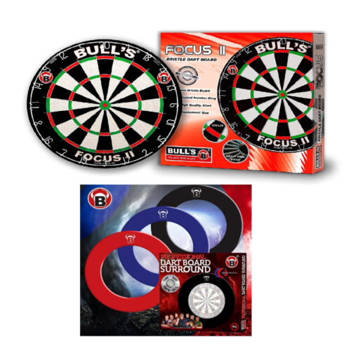 BULL'S FOCUS II. VERSENY DARTS TÁBLA + BULL'S FEKETE