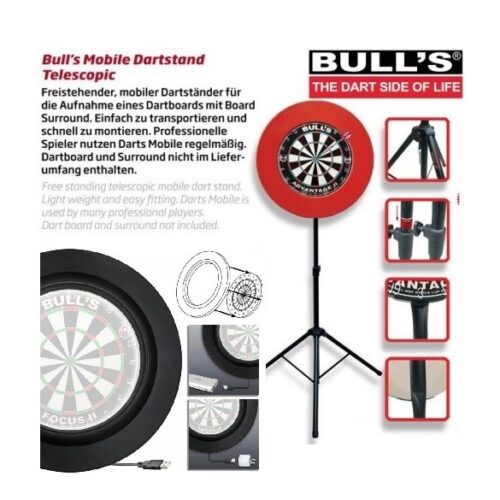 Bull's Vibex S komplett profi dart készlet Licht világítással