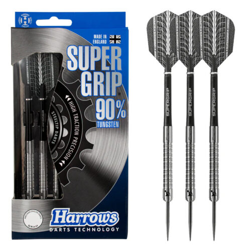 Dart szett Harrows steel 22g Supergrip 90% R gravírozással